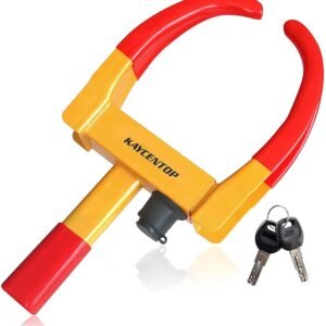 heavy duty anti theft protective vehicle wheel clamp